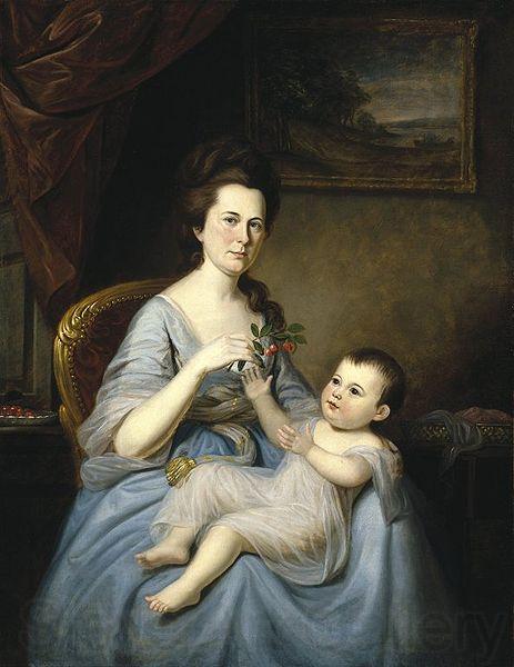 Charles Willson Peale David Forman and Child Germany oil painting art